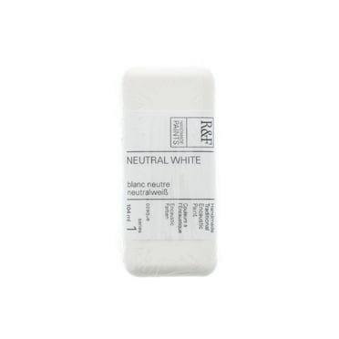 R&F Handmade Paints Encaustic Paint Cake, 104ml, Neutral White