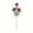 Hot Pink, variant on Linnome Artificial Rose Flower 3 Heads Realistic Plastic Stem for Home Decoration 22.8in Blue