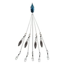 Fishing Rig under $5! Xqxayjr Umbrella Fishing Rig, 5-Arm Bait Lure with Snap Swivels, Saltwater Fishing Equipment for Multiple Species