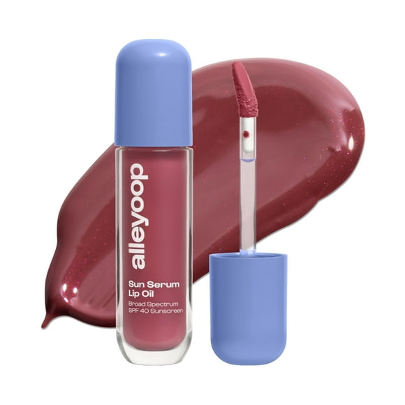 Aceite labial ALLEYOOP Sun Serum SPF 40, hidratante para labios con color