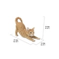 thumbnail image 7 of Hi-Line Gift Ltd 87757-O Orange Tabby Cat Stretching, 7 of 7