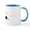 White/Blue Inside, variant on CafePress - Happy Easter Mugs - 11 oz Ceramic Mug - Novelty Coffee Tea Cup
