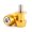 Gold, variant on CNC Aluminum Alloy Rear Swing Arm Spool Sliders Stand Bobbins for Suzuki Ducati - 8mm Thread Silver Pair, 2.2 cm x 2.1 cm / 0.87 inches x 0.83 inches