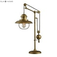 thumbnail image 2 of ElkGroup International D2252 Farmhouse Table Lamp In Antique Brass With Matching Metal Shade, 2 of 4