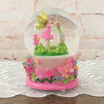 Magical Fairy in Rotating Garden 100MM Musical Water Globe Plays Tune Beautiful Dreamer