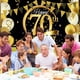 thumbnail image 5 of Yuarrent Fiesta de cumpleaños Hogar Tema de cumpleaños Telón de fondo Decoración de pared Kits de decoración para fiestas 70 años, 5 of 6