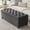 DarkGray, variant on Mangodan 50" Storage Ottoman Bench, Tufted Ottoman With Storage Bench for Living Room, Large End of Bed Bench Ottomans, Modern Entryway Benches, Window & Bedroom Benches for Foot of Bed, Beige
