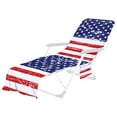 thumbnail image 5 of Ruziyoog Beach Chair Cover with Side Pockets Microfiber Chaise Lounge Chair Towel Cover for Sun Lounger Pool Sunbathing Garden Beach Hotel Easy To Carry Around Multicolor 28.74X82.68In, 5 of 6