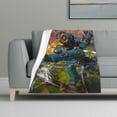 thumbnail image 6 of Apex Legends Pathfinder Anti-Pilling Flannel 32"X48" Super Soft Plush Air Condition Quilt Fluffy Warm Cozy Decorative Blankets, 6 of 7