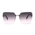 thumbnail image 2 of Only Moment Beach Essentials Fashion Accessories Polyester Classic Retro UV Protection Driving Sun Glasses Pink One Size, 2 of 5