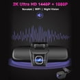 thumbnail image 4 of Coche Universal DVR OKEPOO Grabadora Oculta Visión Nocturna 24 Horas Monitoreo de Estacionamiento WIFI 1440P y 1080P Lentes Duales Traseras T5, 4 of 9