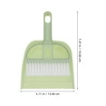 thumbnail image 2 of unbranded 1 De Escoba Y Recogedor Pequeño Color Verde Claro Para Limpieza De Escritorio Y Ventilación, 2 of 7