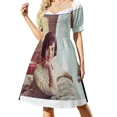 thumbnail image 3 of Vestido Jackie de manga corta, vestido de fiesta para mujer, vestido largo, 3 of 7