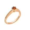 thumbnail image 1 of LBG British Made 9k Rose Gold Natural Citrine Womens Statement Ring - 33 size options - Size 5, 1 of 7