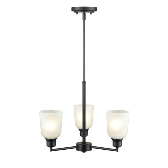 Millennium Lighting - Amberle - 3 Light Chandelier-55.25 Inches Tall and 19.5