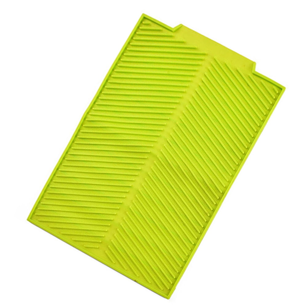 Drying Mat Heat Resistant Silicone Tableware Safe Pad Dinnerware Placemat MA 