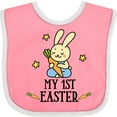 thumbnail image 3 of Inktastic My 1st Easter Boy Bunny Rabbit Boys Baby Bib, 3 of 4
