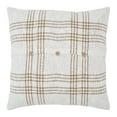 thumbnail image 5 of VHC Brands Plaid Euro Sham, Wheat, 26x27, 5 of 6