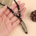 thumbnail image 3 of EIMELI Pendentif Tibet Dzi à Neuf Il Ras du Cou Perles Tibet Naturel Cadeau Porte-Bonheur, 3 of 5