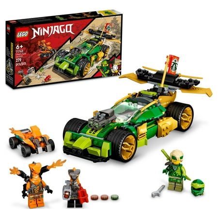 UPC: 0673419351492 | LEGO NINJAGO Lloyd’s Race Car EVO 71763 Race Car Toys for Kids 6 Plus Years Old with Quad Bike Collectible Set for Build and Play Including Cobra & Python Snake Figures