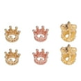 thumbnail image 2 of Mini Metal Crown,6Pcs Mini Crowns Sturdy Crown Charm Tiny Gold Crown Unrivaled Performance, 2 of 9