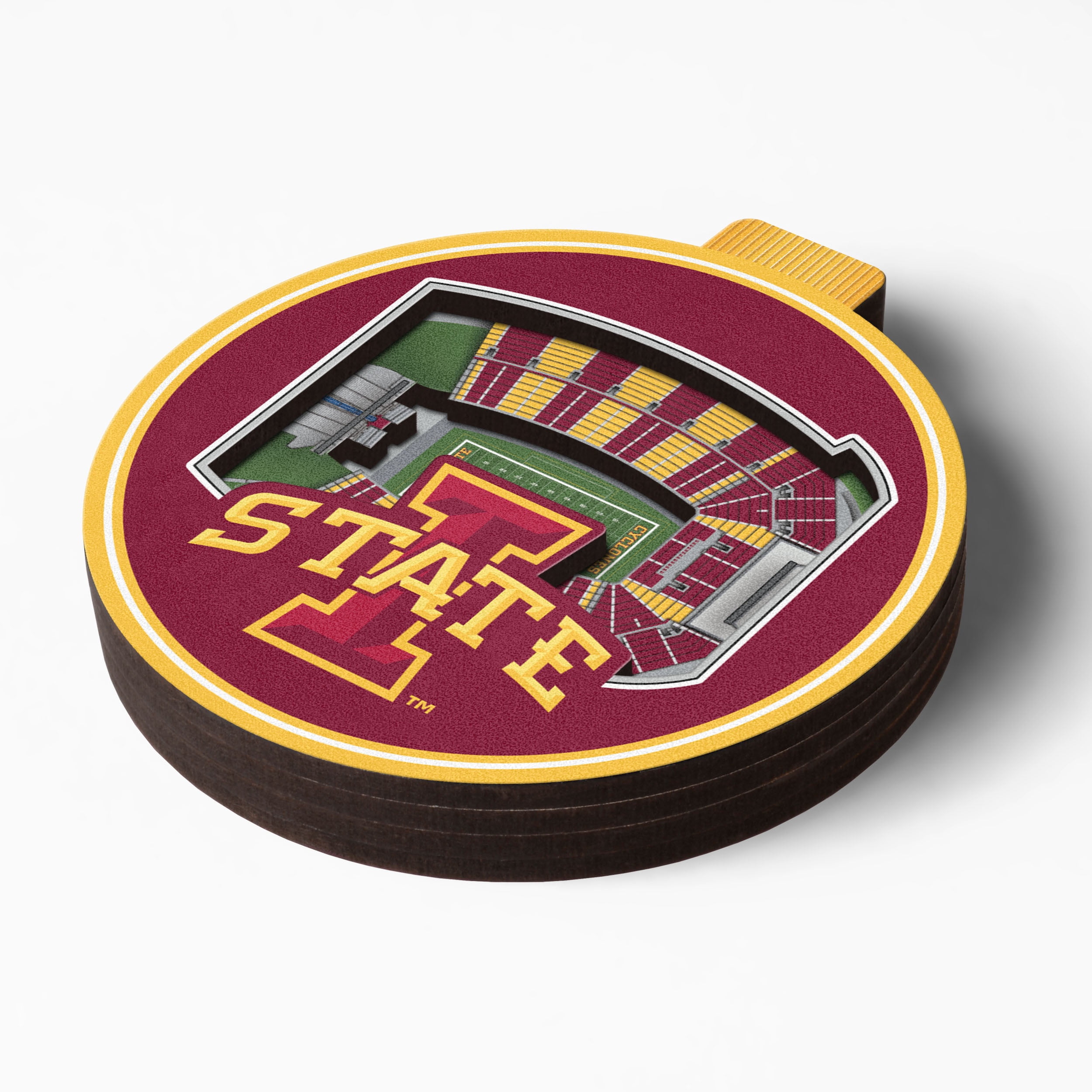 YouTheFan NCAA Iowa State Cyclones 3D StadiumView Ornament
