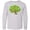 AC-Heather Grey, variant on Inktastic Apples in Tree Long Sleeve Youth T-Shirt