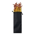 thumbnail image 2 of SunniMix 8 Pieces Tent Stakes Metal Ground Stakes Heavy Duty Unbreakable Tarp Pegs Awning Gold, 2 of 8