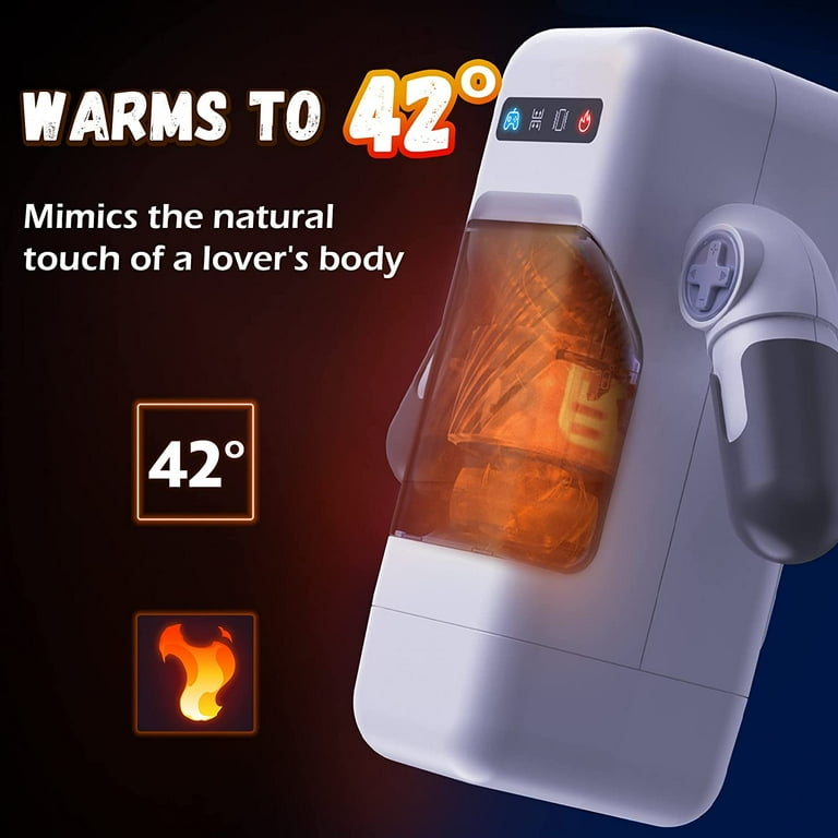 KERERO Automatic Male Masturbator with 10 Thrusting & Vibration Modes, Sex  Toys for Men with Heating Function, Toys for Mens Sex Pleasure with Phone  Holder,Male Stroker Toy,White - Walmart.com