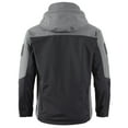 thumbnail image 3 of IYTR Men's Soft Jacket Windproof Fleece Lined Hooded Outdoor Warm Hiking Climbing Hunting Jacket Gray XL, 3 of 3