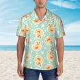 thumbnail image 5 of Picia Cute Duck Gentle Cotton Regular Fit Short Sleeve Casual Hawaiian Shirt for Men-X-Large, 5 of 8