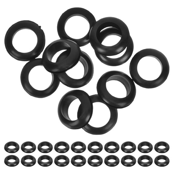 50 Pcs Glasses Tools Adjust Circle Sign Cylindrical Anti-clip Hand Black