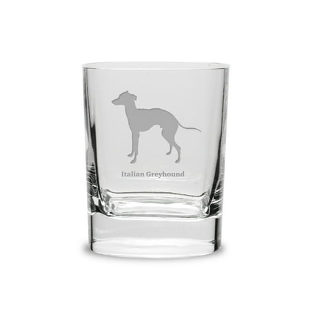 

Italian Greyhound Luigi Bormioli 11.75 oz Square Round Double Old Fashion Glass