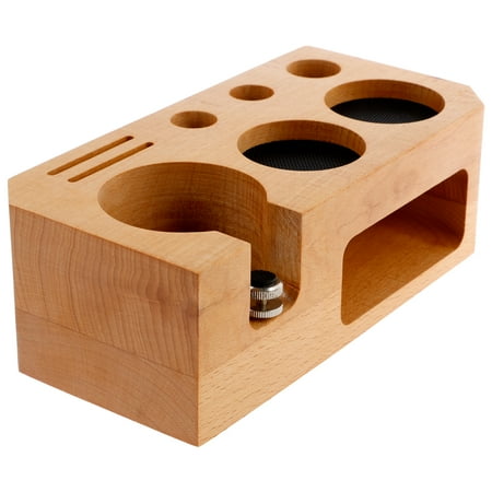 

AEVXKHI 2 Sets 9 in 1 Espresso Tamping Holder Espresso Tamping Station Wooden Coffee Tamper Station Base Espresso Coffee Stable Espresso Organizer Station for 51-54mm
