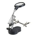 thumbnail image 3 of MasteelfCA MG16126-A 3.5X 12X LED Magnifier Magnifying Lens with Auxiliary Alligator Clips /Stand for Electronics Soldering, 3 of 8