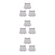 thumbnail image 4 of Minnieouse 3 piezas 4 capas mujeres período menstrual ropa interior viaje agua absorbente a prueba de fugas algodón ropa interior bragas gris Type1 NO1, 4 of 5