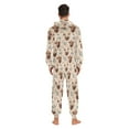 thumbnail image 7 of joogoo Highland Cattle Floral Unisex Adults Onesies Pajamas Jumpsuits L, 7 of 7