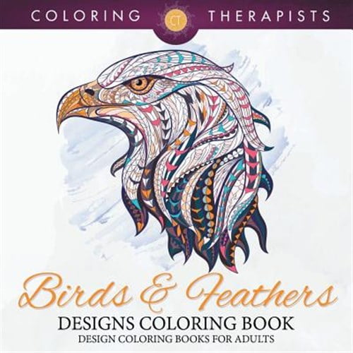 Pre-Owned Birds & Feathers Designs Coloring Book - Design Coloring Books For Adults (Paperback)