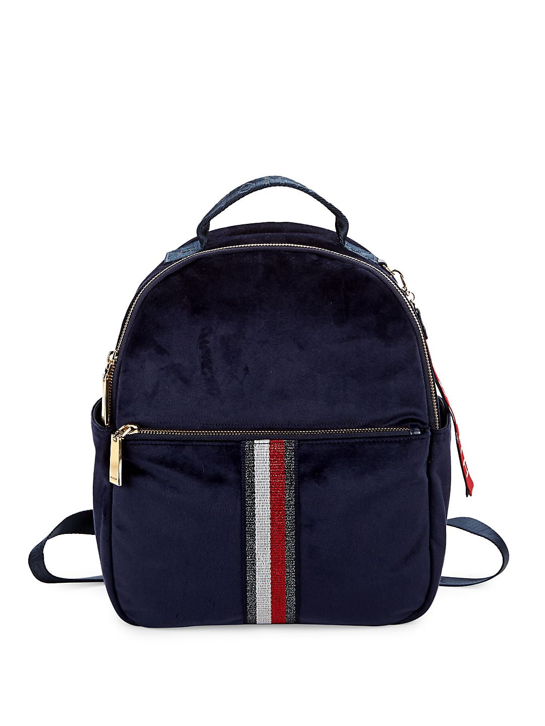 tommy hilfiger velvet backpack