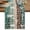 White Green, variant on Farmhouse Barn Table Runner 108 Inches, Cow Pig Chicken Windmill Wooden Plank Bed Runner Dresser Scarves Tabletop for Indoor Outdoor Parties/Ceremony/Banquet, 13"x 108"