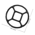 thumbnail image 2 of BESTYASH 2Pcs Gas Stove Stand Metal Heat-resistant Cooking Rack for Kitchen Gas Stove Accessories Black, 2 of 7