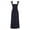 Navy Blue, variant on Women Printed Slip Dress, Adults Summer Sleeveless Tie Up Boat Neck Maxi One-piece