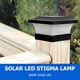 thumbnail image 3 of Lámpara 6LED Luz de cerca de energía solar Columna cuadrada impermeable Decoración de jardín 5 piezas, 3 of 5