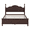 Dark Walnut, variant on PAPROOS Full Bed Frame with Headboard, New Upgraded Wood Platform Bed with Wooden Slat Support, Retro Style Full Size Bed Frame for Teens Adults, No Box Spring Needed, Dark Walnut