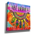 thumbnail image 2 of Epic Graffiti 'Be Brave' by Dean Russo, Canvas Wall Art, 18"x18", 2 of 8