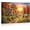 Frame-style, variant on Rustic Farmhouse Canvas Wall Art Autumn Country Cottage Landscape Horses and Chickens Farm Scene Sunset Pictures for Living Room Bedroom Home Wall Decor Artwork