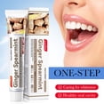 thumbnail image 1 of Pasta de dientes de jengibre y menta, pasta de dientes Clean Mint, pasta de dientes Clean Star Fixer, ayuda a combatir la caries, blanquea los dientes, aliento fresco, 100 g, cepillos de dientes, 1 of 9