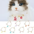 thumbnail image 4 of Shiny Visual Effect Cat Necklace Mini Bells Design, Allergy Free - Lobster Clasp, Easy-wearing - Bright Color Resin Balloon-Dog Pendant - Cat Imitation Pearl Necklace - Pet Supplies, 4 of 8