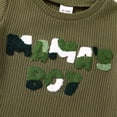 thumbnail image 6 of Younger Tree Baby Boy Summer Clothes Letter Short Sleeve T-Shirt Shorts Outfits Set for 6-12 Months, 6 of 9