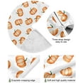 thumbnail image 2 of FMSHPON Thanksgiving Watercolor Pumpkins Xmas Christmas Tree Skirt Stand Mat for Holiday Party Decoration Indoor Outdoor 48 inches, 2 of 6